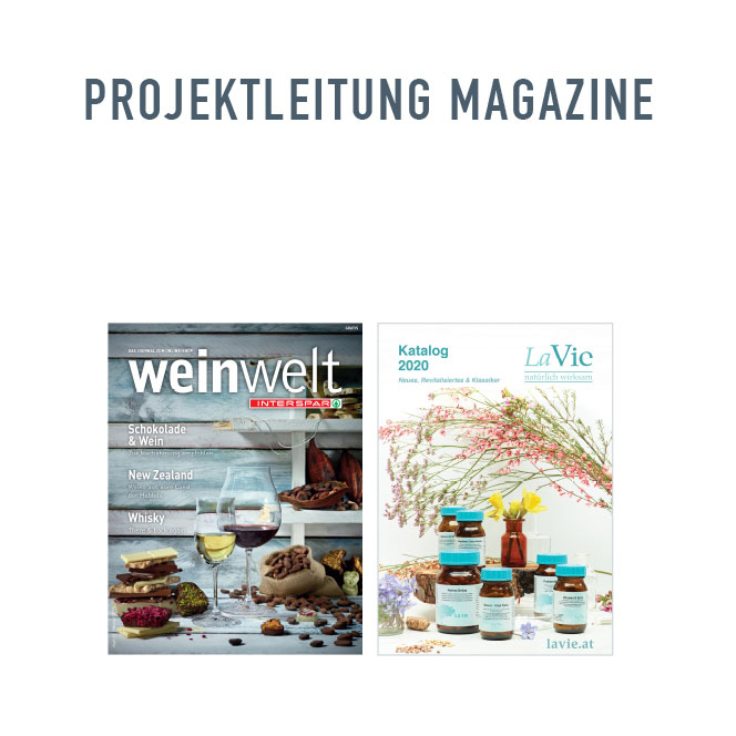 Projektleitung Magazine